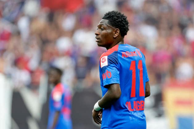 Kazeem Olaigbe (FC Basel, 11) , Schweiz, Fussball, Super League, 3.Spieltag, 2026 2027, FC Basel 1893 vs. FC Thun, 09.08.2026, Basel Sankt Jakob Park Schweiz Copyright: xGrantxHubbsx