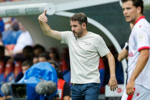 Gian-Luca Privitelli (FC Thun, Trainer) , Schweiz, Fussball, Super League, 3.Spieltag, 2026 2027, FC Basel 1893 vs. FC Thun, 09.08.2026, Basel Sankt Jakob Park Schweiz Copyright: xGrantxHubbsx