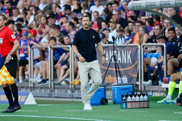 Stephan Lichtsteiner (FC Basel, Trainer) , Schweiz, Fussball, Super League, 3.Spieltag, 2026 2027, FC Basel 1893 vs. FC Thun, 09.08.2026, Basel Sankt Jakob Park Schweiz Copyright: xGrantxHubbsx