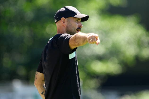 Alexander Hahn (Trainer, FC St. Pauli U23) Fußball I Herren I Regionalliga Nord I Saison 2026-2027 I 2. Spieltag I FC St. Pauli U23 - Bremer SV I 09.08.2026 I Edmund-Plambeck-Stadion