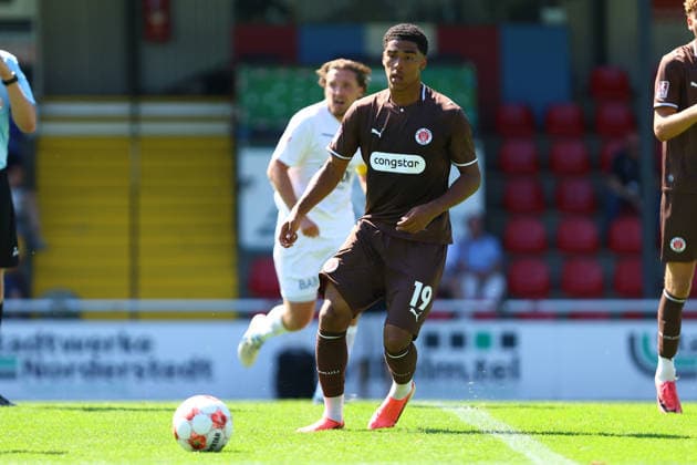 19 Jack Wardius (FC St. Pauli U23) Fußball I Herren I Regionalliga Nord I Saison 2026-2027 I 2. Spieltag I FC St. Pauli U23 - Bremer SV I 09.08.2026 I Edmund-Plambeck-Stadion