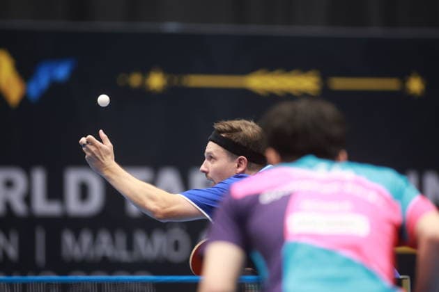 2026 WTT Europe Smash - Sweden - Qualifications Day 2 Ricardo Walter of Germany competes against Park Gyuhyeon of South Korea during the women s singles qualifying round 2 at the 2026 Europe Smash at the Baltiska Hallen in Malmo, Sweden, on August 9, 2026. Malmo Sweden  Copyright: xRemyxGrosx originalFilename:gros-europesm260809_npDbZ.jpg