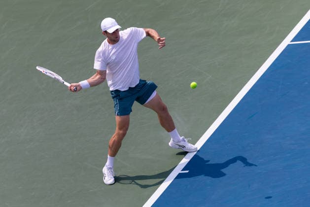 August 9, 2026, Montreal, Quebec, Canada: TALLON GRIEKSPOOR from Nederlands forehand in match against Daniel Merida from Spain in round of 16 at Canadian Open at IGA stadium in Montreal, Quebec, Canada on 2026-08-09 TENNIS: Canadian Open Montreal 2026  - ZUMAl189 20260809_zsp_l189_018 Copyright: xYannickxLegarex