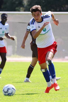 Fußball, U19, FC St. Pauli - Hamburger SV U19 DFB-Nachwuchsliga - Vorrunde Gruppe A FC St.Pauli - Hsamburger SV im Hammer Park Stadion Andrej Vasiljevic (HSV)