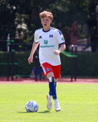 Fußball, U19, FC St. Pauli - Hamburger SV U19 DFB-Nachwuchsliga - Vorrunde Gruppe A FC St.Pauli - Hsamburger SV im Hammer Park Stadion Hannes Trampnau (HSV)
