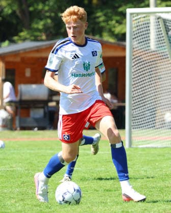 Fußball, U19, FC St. Pauli - Hamburger SV U19 DFB-Nachwuchsliga - Vorrunde Gruppe A FC St.Pauli - Hsamburger SV im Hammer Park Stadion Jonathan Bommes (HSV)