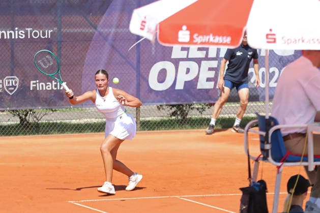 Leipzig Open 2026, ITF-Finale: Ida Wobker vs. Irene Burillo, 09.08.2026 Ida Wobker (Deutschland GER) im Finale. Leipzig Open 2026, ITF World Tennis Tour, 09.08.2026 auf der Anlage des Leipziger Tennisclubs 1990 in der Sportforum-Nordanlage. Copyright: xBEAUTIFULxSPORTS JanxKaeferx