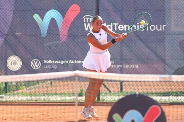 Leipzig Open 2026, ITF-Finale: Ida Wobker vs. Irene Burillo, 09.08.2026 Ida Wobker (Deutschland GER) im Finale. Leipzig Open 2026, ITF World Tennis Tour, 09.08.2026 auf der Anlage des Leipziger Tennisclubs 1990 in der Sportforum-Nordanlage. Copyright: xBEAUTIFULxSPORTS JanxKaeferx