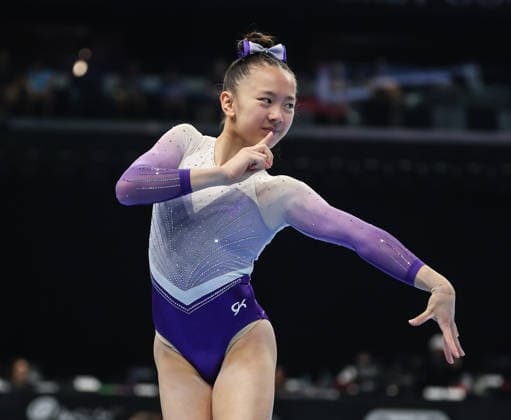 August 9, 2026: Kylie Smith of Cincinnati Gymnastics during the Junior Women s Day 2 of the 2026 Xfinity US Gymnastics Championships at the Mortgage Matchup Center in Phoenix, AZ. CSM Phoenix U.S.A - ZUMAc04_ 20260809_zma_c04_005 Copyright: xKylexOkitax