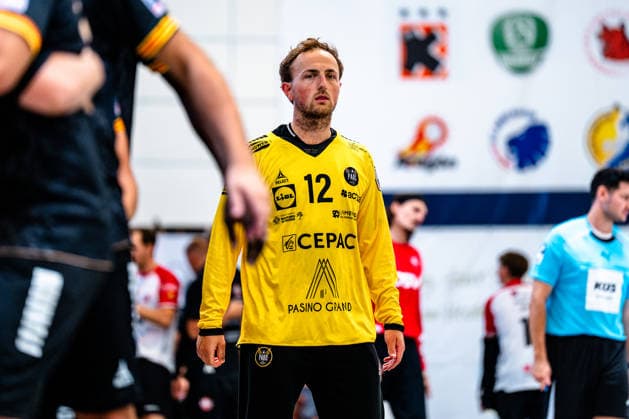 09.08.2026, xdobgx, Handball Heide-Cup 2026, HOJ Elite - Provence Aix v.l. Gustaf Banke (PAUC Handball, 12) Portrait, Portraet, Einzelbild Schneverdingen