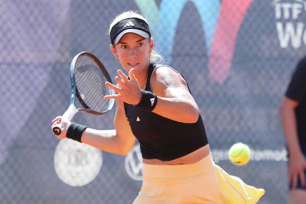 Leipzig Open 2026, ITF-Finale: Ida Wobker vs. Irene Burillo, 09.08.2026 Irene Burillo (Spanien ESP) im Finale. Leipzig Open 2026, ITF World Tennis Tour, 09.08.2026 auf der Anlage des Leipziger Tennisclubs 1990 in der Sportforum-Nordanlage. Copyright: xBEAUTIFULxSPORTS JanxKaeferx