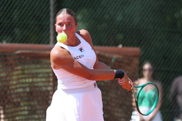 Leipzig Open 2026, ITF-Finale: Ida Wobker vs. Irene Burillo, 09.08.2026 Ida Wobker (Deutschland GER) im Finale. Leipzig Open 2026, ITF World Tennis Tour, 09.08.2026 auf der Anlage des Leipziger Tennisclubs 1990 in der Sportforum-Nordanlage. Copyright: xBEAUTIFULxSPORTS JanxKaeferx