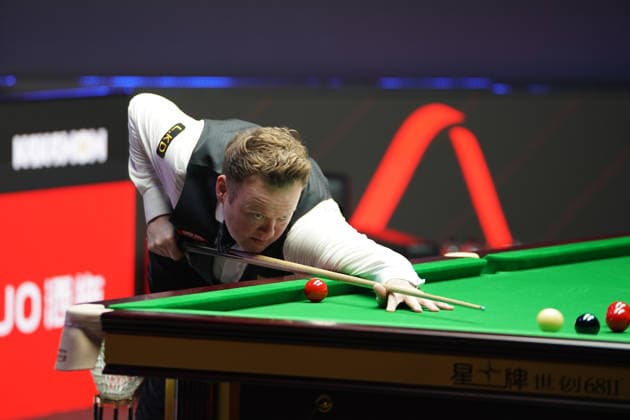 TAIYUAN, CHINA - AUGUST 09: Shaun Murphy of England plays a shot in the first round match against Matthew Selt of England on day 2 of the 2026 World Snooker Tour China Open at Taiyuan Binhe Sports Center on August 9, 2026 in Taiyuan, Shanxi Province of China.  Copyright: xTaixChengzhex 111659004964