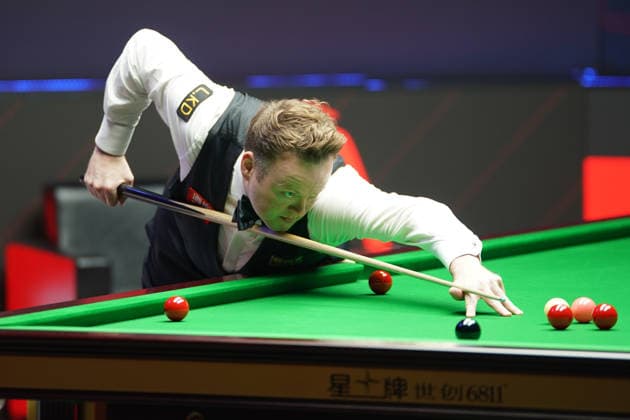 TAIYUAN, CHINA - AUGUST 09: Shaun Murphy of England plays a shot in the first round match against Matthew Selt of England on day 2 of the 2026 World Snooker Tour China Open at Taiyuan Binhe Sports Center on August 9, 2026 in Taiyuan, Shanxi Province of China.  Copyright: xTaixChengzhex 111659004956