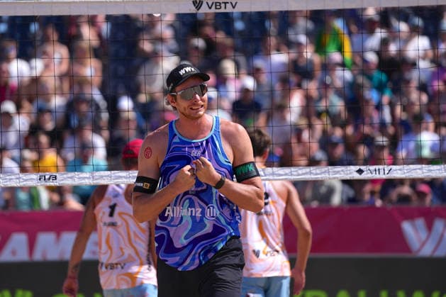 Nils Ehlers ( GER ) during the Beachvolleyball Elite 16 Tournament at Rennbahn Hamburg-Horn, Hamburg. Copyright: xJuliaxKneisslx xSPPx Sportspressphoto_SPR203684