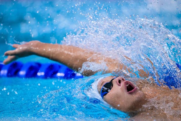 260810 Eetu Autio of Finland competes in men™s 400 meters individual medley swimming heats during day eleven of the 2026 European Aquatics Championships on August 10, 2026 in Saint-Denis. Photo: Joel Marklund BILDBYRAN kod JM JM0838 bbeng simning swimming svomming 2026 european aquatics championships em Copyright: JOELxMARKLUND BB260810JM001