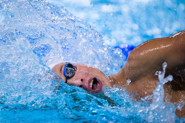 260810 Eetu Autio of Finland competes in men™s 400 meters individual medley swimming heats during day eleven of the 2026 European Aquatics Championships on August 10, 2026 in Saint-Denis. Photo: Joel Marklund BILDBYRAN kod JM JM0838 bbeng simning swimming svomming 2026 european aquatics championships em Copyright: JOELxMARKLUND BB260810JM006