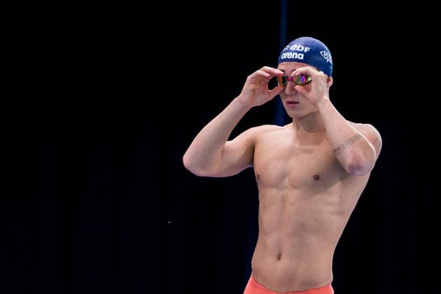 260810 Elias Klev of Norway in men™s 50 meters butterfly swimming heats during day eleven of the 2026 European Aquatics Championships on August 10, 2026 in Saint-Denis. Photo: Joel Marklund BILDBYRAN kod JM JM0838 bbeng simning swimming svomming 2026 european aquatics championships em Norge Copyright: JOELxMARKLUND BB260810JM029
