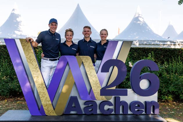 AACHEN - FEI World Championships 2026, AACHEN - FEI World Championships 2026 Team Germany HEMMER Katharina (GER), NETZ Raphael (GER), WANDRES Frederic (GER), WERTH Isabell (GER) 1st Horse Inspection Dressage Aachen, Reitstadion Soers 10. August 2026 -