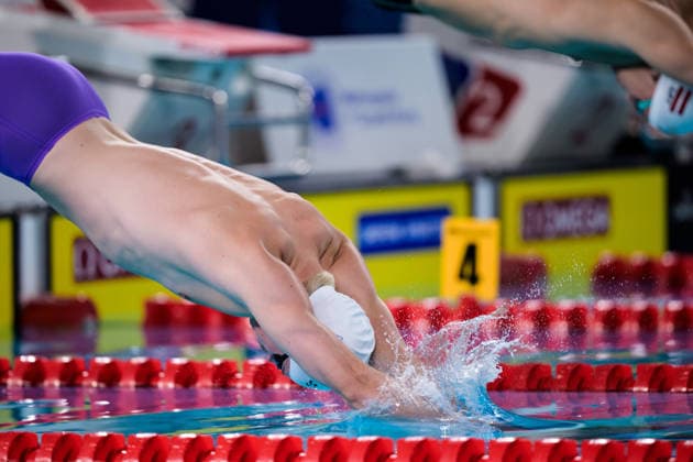 260810 Julius Nyberg of Finland competes in men™s 100 meters breaststroke swimming heats during day eleven of the 2026 European Aquatics Championships on August 10, 2026 in Saint-Denis. Photo: Joel Marklund BILDBYRAN kod JM JM0838 bbeng simning swimming svomming 2026 european aquatics championships em Copyright: JOELxMARKLUND BB260810JM070