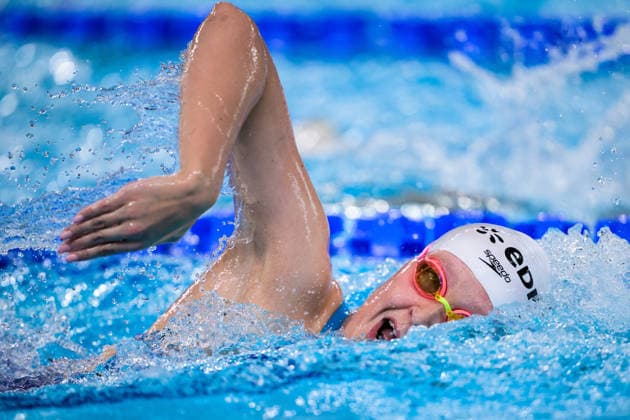 260810 Malla Hämäläinen of Finland competes in women™s 800 meters freestyle swimming heats during day eleven of the 2026 European Aquatics Championships on August 10, 2026 in Saint-Denis. Photo: Joel Marklund BILDBYRAN kod JM JM0838 bbeng simning swimming svomming 2026 european aquatics championships em dam Finland Copyright: JOELxMARKLUND BB260810JM115