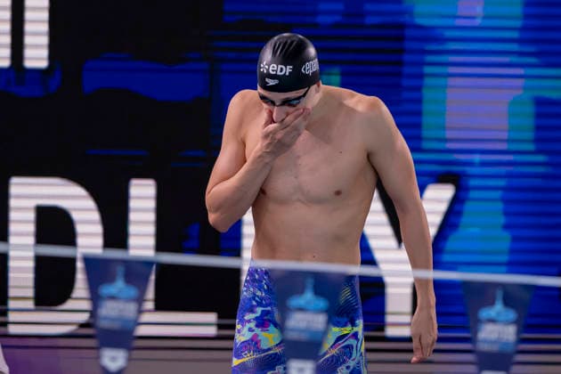 France, Paris, Centre Aquatique Olympique Metropole du Grand Paris, 10.08.2026, European Aquatics Championships Artistic Swimming, Day 11, Morning Session, Finn Hammer of Germany, Photo by Eibner Pressefoto Tino Henschel European Aquatics Championships Artistic Swimming, Day 11, Morning Session Paris Copyright: xEibnerxPressefotox