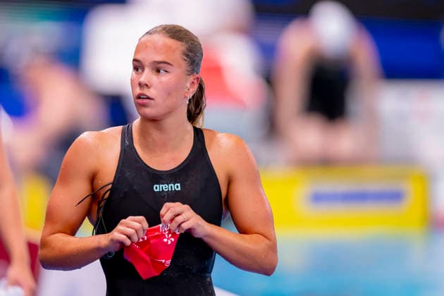 France, Paris, Centre Aquatique Olympique Metropole du Grand Paris, 10.08.2026, European Aquatics Championships Artistic Swimming, Day 11, Morning Session, Angelina Patt of Switzerland, Photo by Eibner Pressefoto Tino Henschel European Aquatics Championships Artistic Swimming, Day 11, Morning Session Paris Copyright: xEibnerxPressefotox