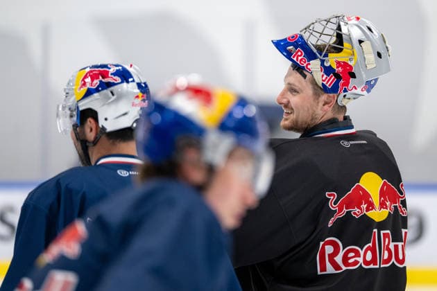 Antonie Bibeau 30 (EHC Red Bull Muenchen), EHC Red Bull Muenchen Pressetrainning, 10.08.2026 Muenchen Bayern Deutschland