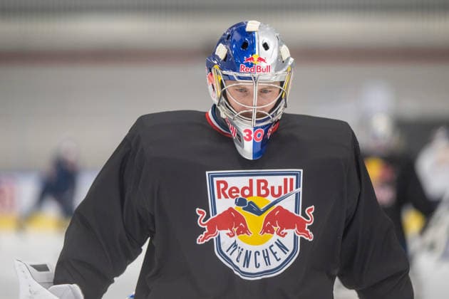 Antonie Bibeau 30 (EHC Red Bull Muenchen), EHC Red Bull Muenchen Pressetrainning, 10.08.2026 Muenchen Bayern Deutschland