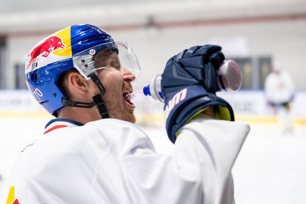 Maximilian Daubner 70 (EHC Red Bull Muenchen), EHC Red Bull Muenchen Pressetrainning, 10.08.2026 Muenchen Bayern Deutschland
