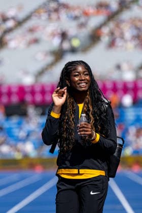 10.08.2026, GBR, Leichtathletik, Europameisterschaft 2026, Morgensession Tag 1, Birmingham Nina Chioma Ndubuisi ( Deutschland ), Kugelstoßen Damen, Qualifikation Birmingham Alexander Stadium England Großbritannien Copyright: xNordphoto Memmlerx