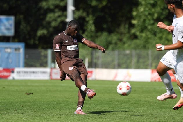 Fußball I Herren I Saison 2026 2027 I Regionalliga Nord I 2.Spieltag I FC St.Pauli II - Bremer SV I 09.08.2026 Abdul Alassani (22, FC St.Pauli II) Copyright: xLobeca RalfxHomburgx