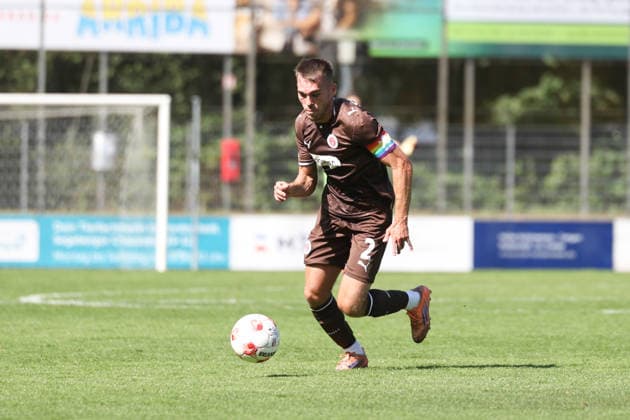 Fußball I Herren I Saison 2026 2027 I Regionalliga Nord I 2.Spieltag I FC St.Pauli II - Bremer SV I 09.08.2026 Luca Günther (2, FC St.Pauli II) Copyright: xLobeca RalfxHomburgx