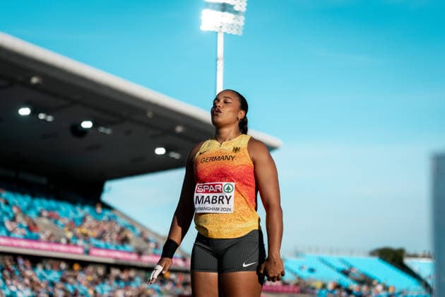 Yemisi Mabry (MTG Mannheim, Kugelstossen Frauen), GBR, Leichtathletik, Athletics, European Athletics Championships 2026, Leichtathletik Europameisterschaft 2026, Birmingham 2026, 09.08.2026, GBR, Leichtathletik, Athletics, European Athletics Championships 2026, Leichtathletik Europameisterschaft 2026, Birmingham 2026, 09.08.2026 Birmingham Copyright: xStefanxMayerx EP_SMR