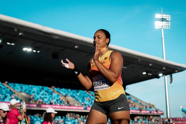 Yemisi Mabry (MTG Mannheim, Kugelstossen Frauen), GBR, Leichtathletik, Athletics, European Athletics Championships 2026, Leichtathletik Europameisterschaft 2026, Birmingham 2026, 09.08.2026, GBR, Leichtathletik, Athletics, European Athletics Championships 2026, Leichtathletik Europameisterschaft 2026, Birmingham 2026, 09.08.2026 Birmingham Copyright: xStefanxMayerx EP_SMR