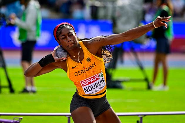 Nina NDUBUISI (Germany, SG Schorndorf 1846, SHOT PUT Women) GBR, European Athletics Championships, Athletics, 10.08.2026, GBR, European Athletics Championships, Athletics, 10.08.2026, Birmingham Copyright: xEibnerxPressefoto JanxPapenfussx EP_JPS