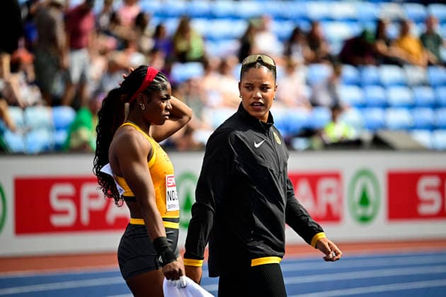Nina NDUBUISI (Germany, SG Schorndorf 1846, SHOT PUT Women) und Yemisi MABRY (Germany, MTG Mannheim, SHOT PUT Women) GBR, European Athletics Championships, Athletics, 10.08.2026, GBR, European Athletics Championships, Athletics, 10.08.2026, Birmingham Copyright: xEibnerxPressefoto JanxPapenfussx EP_JPS