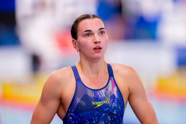 France, Paris, Centre Aquatique Olympique Metropole du Grand Paris, 10.08.2026, European Aquatics Championships Artistic Swimming, Day 11, Morning Session, Kornelia Fiedkiewicz of Poland, Photo by Eibner Pressefoto Tino Henschel European Aquatics Championships Artistic Swimming, Day 11, Morning Session Paris Copyright: xEibnerxPressefotox