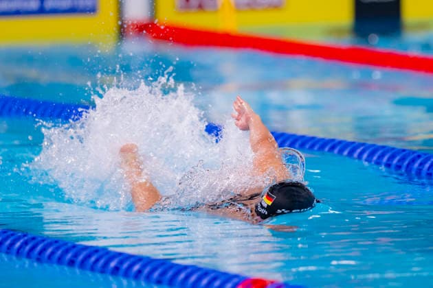 France, Paris, Centre Aquatique Olympique Metropole du Grand Paris, 10.08.2026, European Aquatics Championships Artistic Swimming, Day 11, Morning Session, Linda Roth, SC Magdeburg, Germany, Photo by Eibner Pressefoto Tino Henschel European Aquatics Championships Artistic Swimming, Day 11, Morning Session Paris Copyright: xEibnerxPressefotox