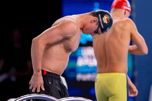 France, Paris, Centre Aquatique Olympique Metropole du Grand Paris, 10.08.2026, European Aquatics Championships Artistic Swimming, Day 11, Morning Session, Luca Nik Armbruster, SG Neukoelln Berlin, Germany, Photo by Eibner Pressefoto Tino Henschel European Aquatics Championships Artistic Swimming, Day 11, Morning Session Paris Copyright: xEibnerxPressefotox