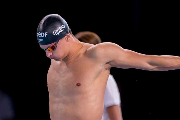 France, Paris, Centre Aquatique Olympique Metropole du Grand Paris, 10.08.2026, European Aquatics Championships Artistic Swimming, Day 11, Morning Session, Luca Nik Armbruster, SG Neukoelln Berlin, Germany, Photo by Eibner Pressefoto Tino Henschel European Aquatics Championships Artistic Swimming, Day 11, Morning Session Paris Copyright: xEibnerxPressefotox