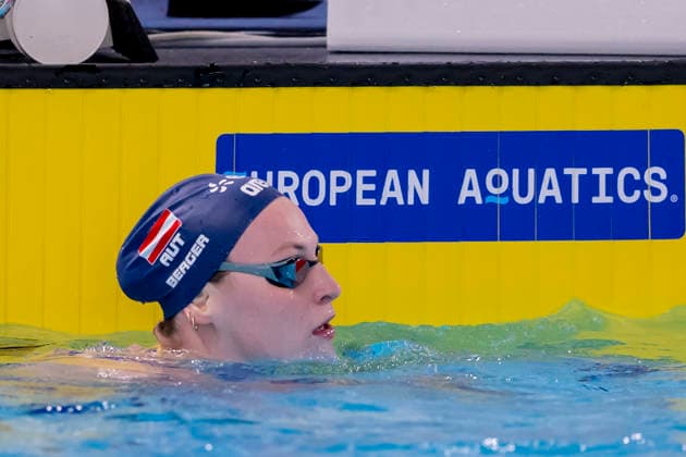 France, Paris, Centre Aquatique Olympique Metropole du Grand Paris, 10.08.2026, European Aquatics Championships Artistic Swimming, Day 11, Morning Session, Iris Julia Berger of Austria, Photo by Eibner Pressefoto Tino Henschel European Aquatics Championships Artistic Swimming, Day 11, Morning Session Paris Copyright: xEibnerxPressefotox