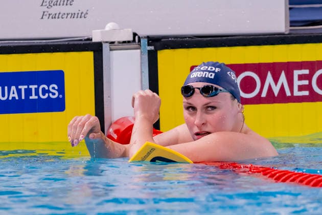 France, Paris, Centre Aquatique Olympique Metropole du Grand Paris, 10.08.2026, European Aquatics Championships Artistic Swimming, Day 11, Morning Session, Iris Julia Berger of Austria, Photo by Eibner Pressefoto Tino Henschel European Aquatics Championships Artistic Swimming, Day 11, Morning Session Paris Copyright: xEibnerxPressefotox