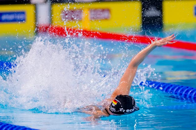 France, Paris, Centre Aquatique Olympique Metropole du Grand Paris, 10.08.2026, European Aquatics Championships Artistic Swimming, Day 11, Morning Session, Linda Roth, SC Magdeburg, Germany, Photo by Eibner Pressefoto Tino Henschel European Aquatics Championships Artistic Swimming, Day 11, Morning Session Paris Copyright: xEibnerxPressefotox