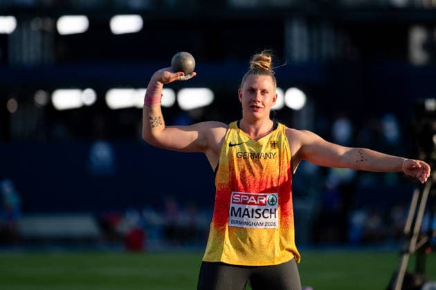 10.08.2026, GBR, Leichtathletik, Europameisterschaft 2026, Abendsession Tag 1, Birmingham Katharina Maisch ( Deutschland ), Kugelstoßen Damen, Finale, Birmingham Alexander Stadium England Großbritannien Copyright: xNordphoto Memmlerx