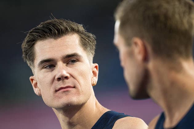 260810 Jakob Ingebritsen of Norway competes in men s 5000 meter during day 1 of the 2026 European Athletics Championships on August 10, 2026 in Birmingham. Photo: Maxim Thore BILDBYRAN kod MT MT1064 friidrott athletics friidrett friidrotts-em em friidretts-em 2026 european athletics championships 1 bbeng norge Copyright: MAXIMxTHORE BB260810MT131