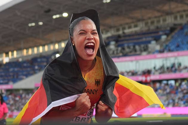 Birmingham , Leichtathletik, Athletics, Track and Field, EAA, Leichtathletik EM Birmingham 2026 European Championships birmingham 2026 , 10.08-17.08.2026, Alexander Stadium Birmingham, Grossbritannien , Kugelstossen Frauen, Shot Put Women, Final Finale, Yemisi Mabry, Deutschland, Germany GER Copyright Gladys Chai von der Laage