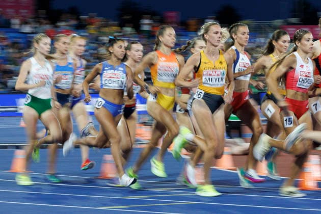 BIRMINGHAM, GREAT BRITAIN - AUGUST 10, 2026 : Lea MEYER (GER Germany) competing in the 3000m steeplechase during the European Athletics Championships at Alexander Stadium on August 10, 2026 in Birmingham, Great Britain. Oregon Great Britain Copyright: xAxelxKohringx