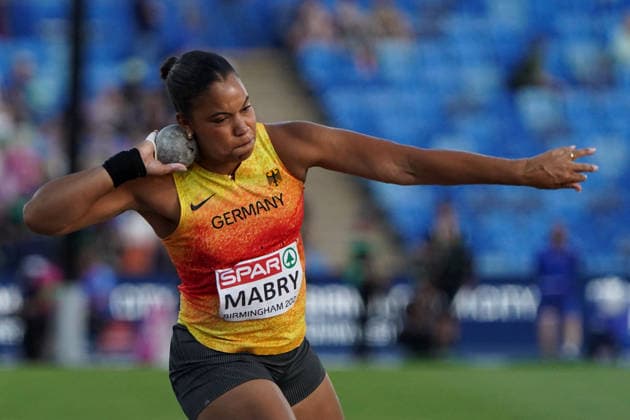 Birmingham , Leichtathletik, Athletics, Track and Field, EAA, Leichtathletik EM Birmingham 2026 European Championships birmingham 2026 , 10.08-17.08.2026, Alexander Stadium Birmingham, Grossbritannien , Kugelstossen Frauen, Shot Put Women, Final Finale, Yemisi Mabry, Deutschland, Germany GER Copyright Gladys Chai von der Laage