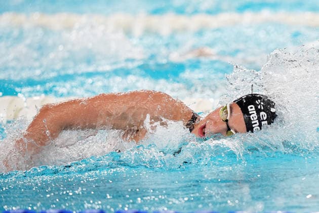 Italy™team during Women™s 4x200m Freestyle Final at the Swimming European Aquatics Championships Paris 2026, Paris, August 10, 2026  Copyright: xSpada LaPressex